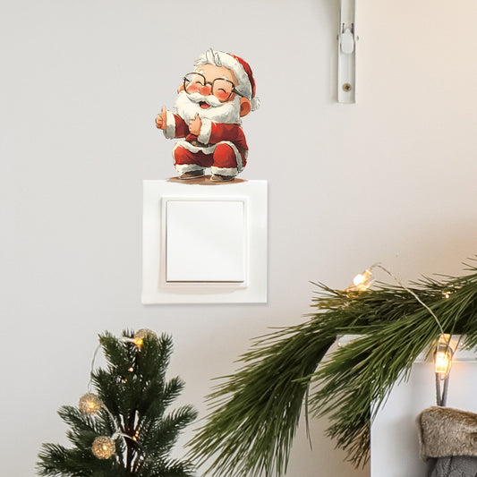 π
Thumbs-Up Santa Christmas Wall Stickers β Cute Self-Adhesive PVC DΓ©cor πβ¨ Kawaii Stickers