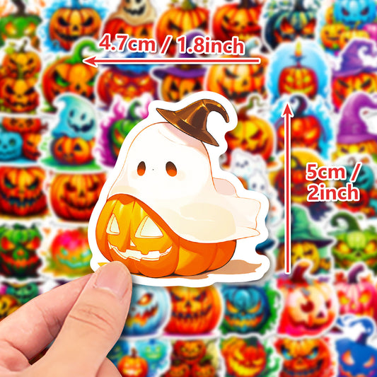 Halloween Stickers β 50pcs Pumpkin Halloween Stickers Set π