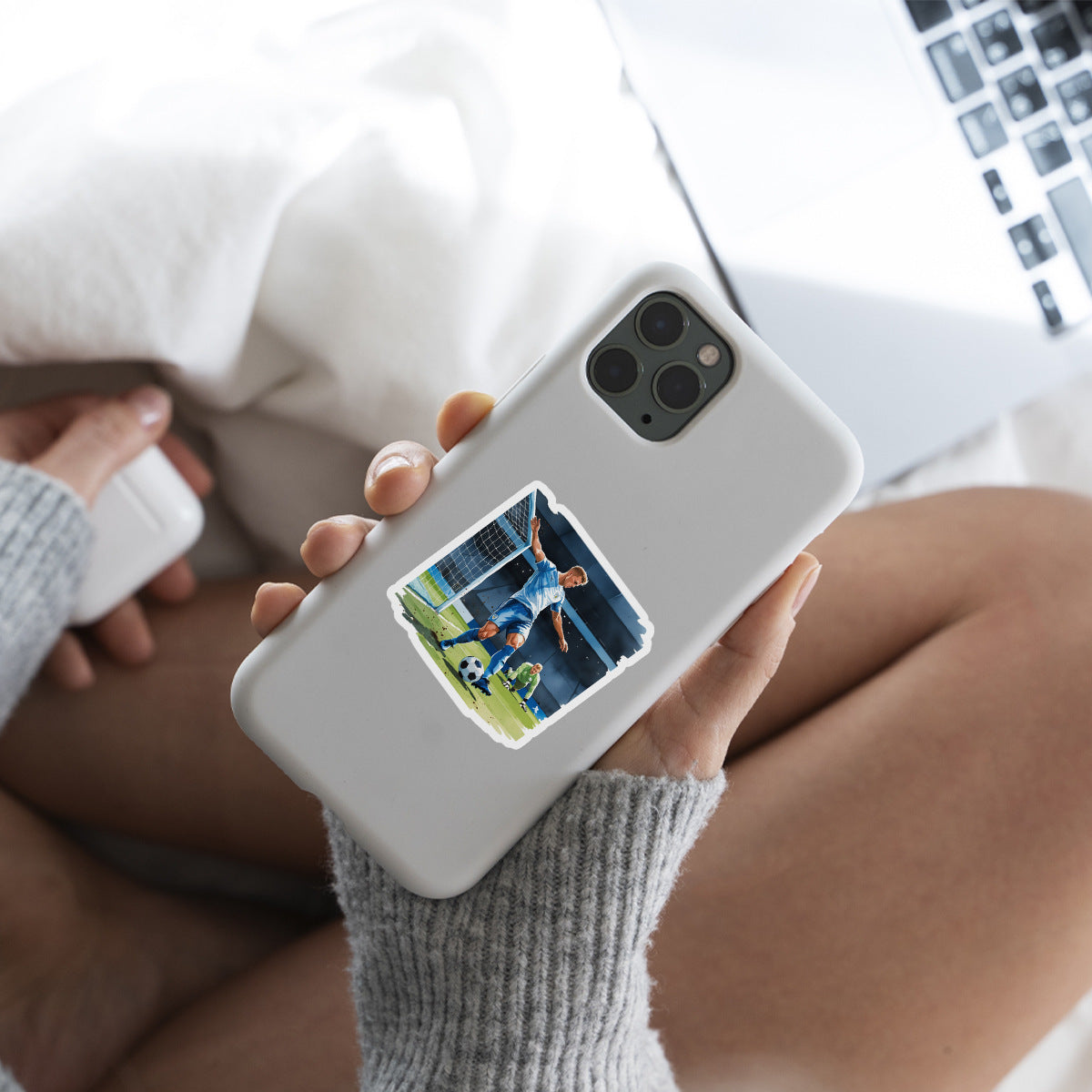 Football Stickers – 50Pcs Sport Designs – High-Definition Waterproof PVC – For Water Bottles, Laptops, Skateboards, Suitcases, Phones – Kawaii Stickers Kawaii Stickers