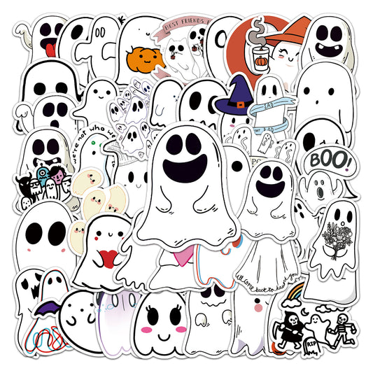 Halloween Stickers – Ghost Decals to Haunt Your Style (50pcs)