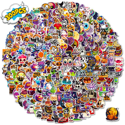 Halloween Stickers – 300Pcs Creepy DIY Halloween Set