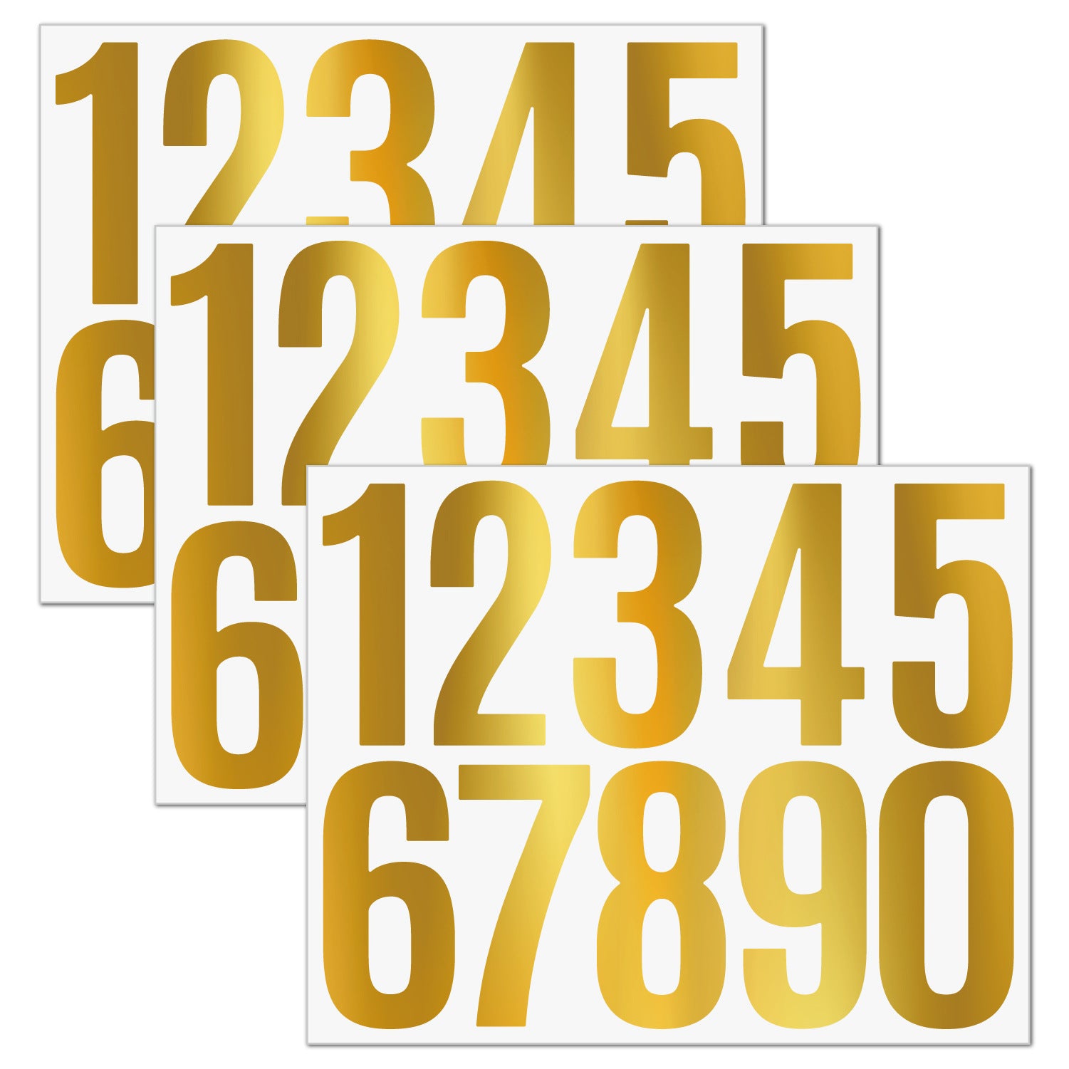 3inch Alphabet Number Stickers Car Mailbox Logo Waterproof Stickers Large Letter Stickers Kawaii Stickers