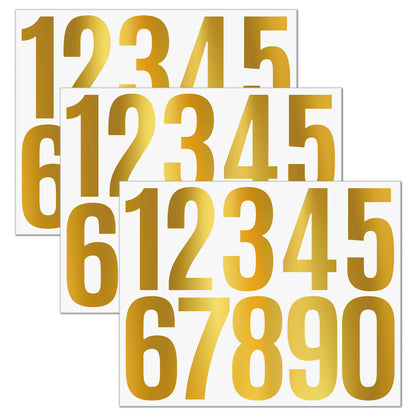 3inch Alphabet Number Stickers Car Mailbox Logo Waterproof Stickers Large Letter Stickers Kawaii Stickers