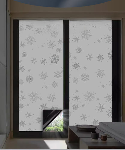 Snowflake Window Stickers | Large Christmas Snowflake Stickers for Windows Kawaii Stickers