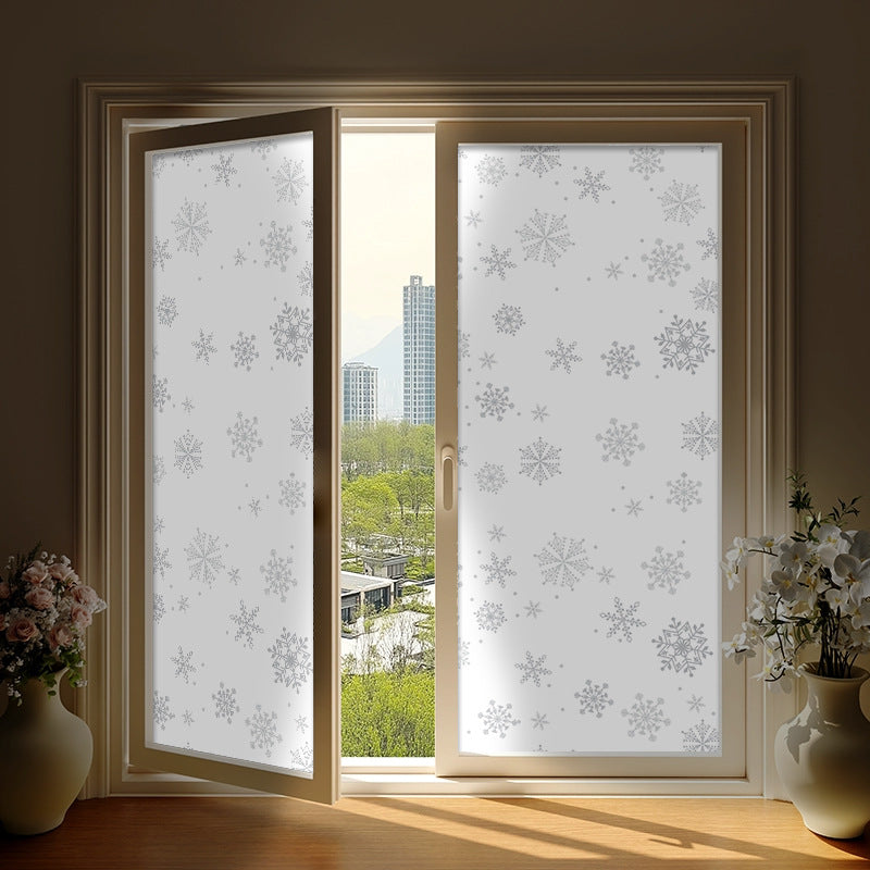 Snowflake Window Stickers | Large Christmas Snowflake Stickers for Windows Kawaii Stickers