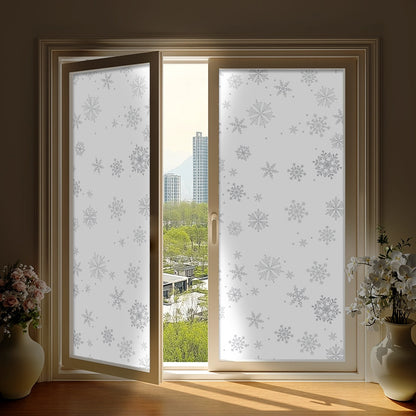 Snowflake Window Stickers | Large Christmas Snowflake Stickers for Windows Kawaii Stickers