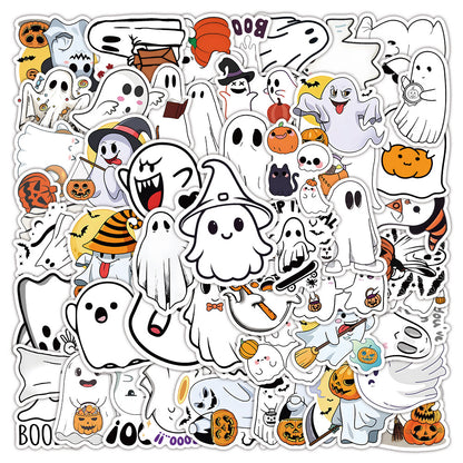 Halloween Stickers Pack 50pcs Ghost Horror Decals