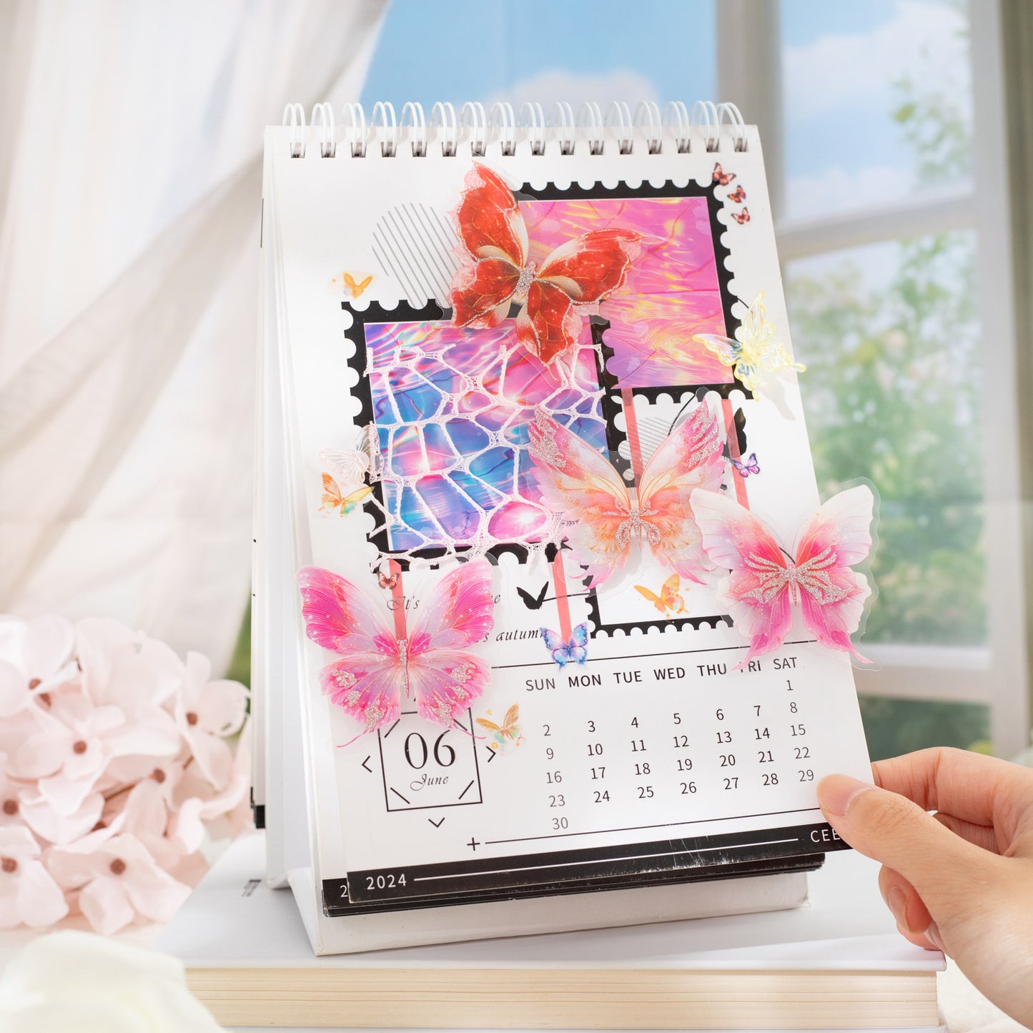 20pcs Butterfly stickers – Scrapbook & Craft Decoration – Kawaii Stickers Kawaii Stickers