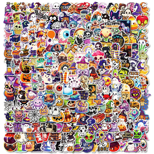 Halloween Stickers – 300PCS Spooky Reaper Pumpkin Sticker Pack