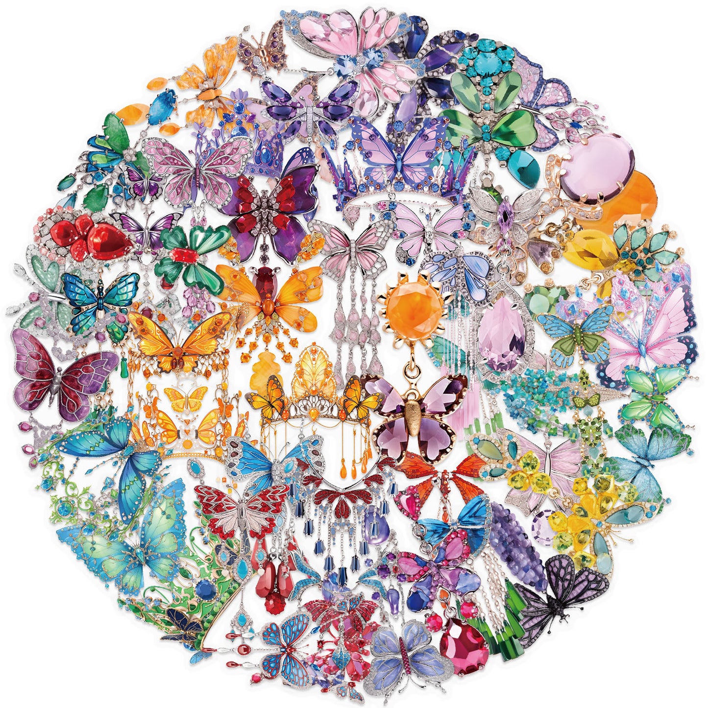 50pcs Transparent Butterfly Stickers 🦋 Waterproof PET, Reusable Planner & Water Bottle Decals Kawaii Stickers