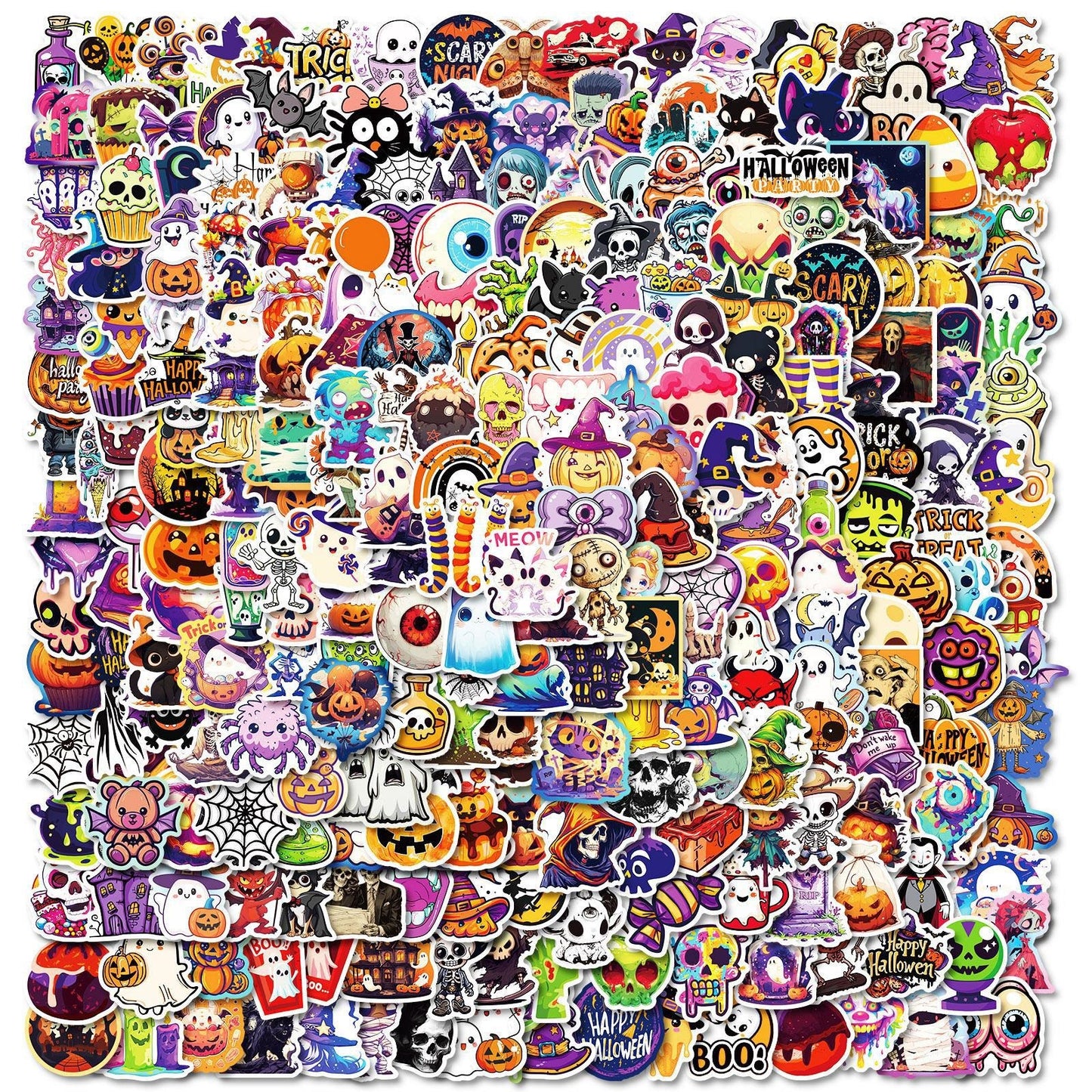 Halloween Stickers – 300Pcs Creepy DIY Halloween Set