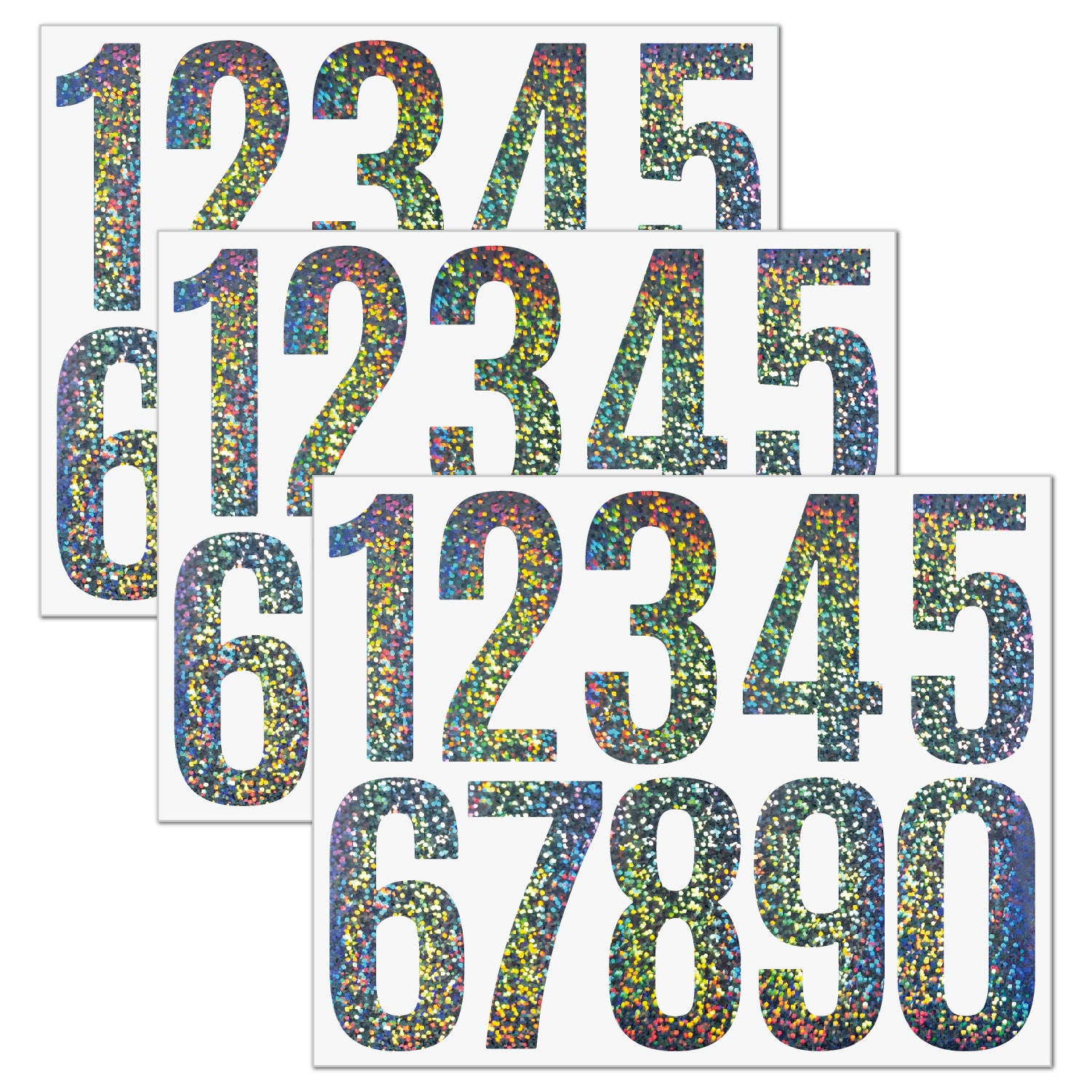 3inch Alphabet Number Stickers Car Mailbox Logo Waterproof Stickers Large Letter Stickers Kawaii Stickers