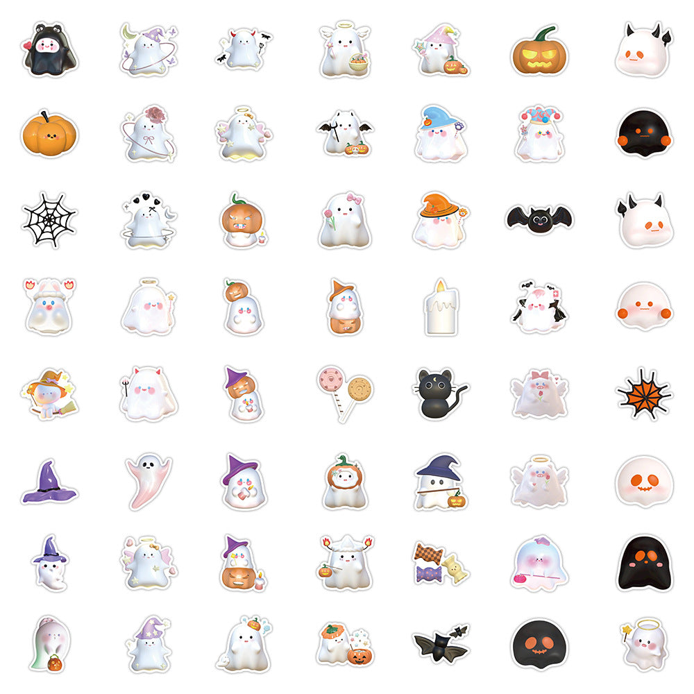 Halloween Stickers Pack 50pcs Ghost Horror Decals