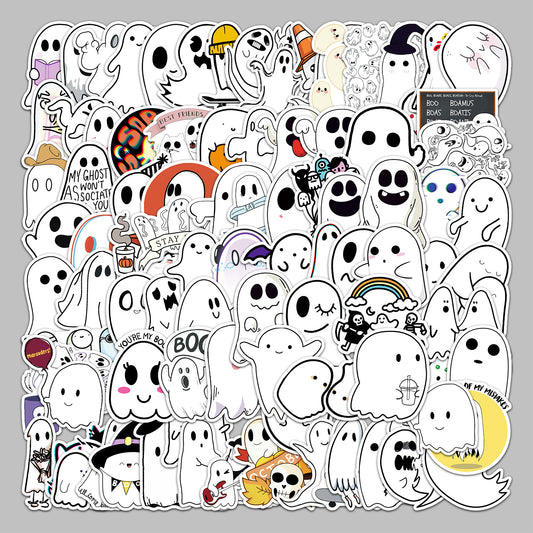 Halloween Stickers – Ghost Graffiti Any Surface (100pcs)