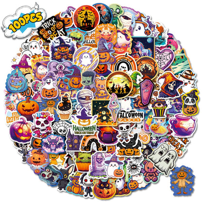 Halloween Stickers – Ghost Graffiti Cute Waterproof Set