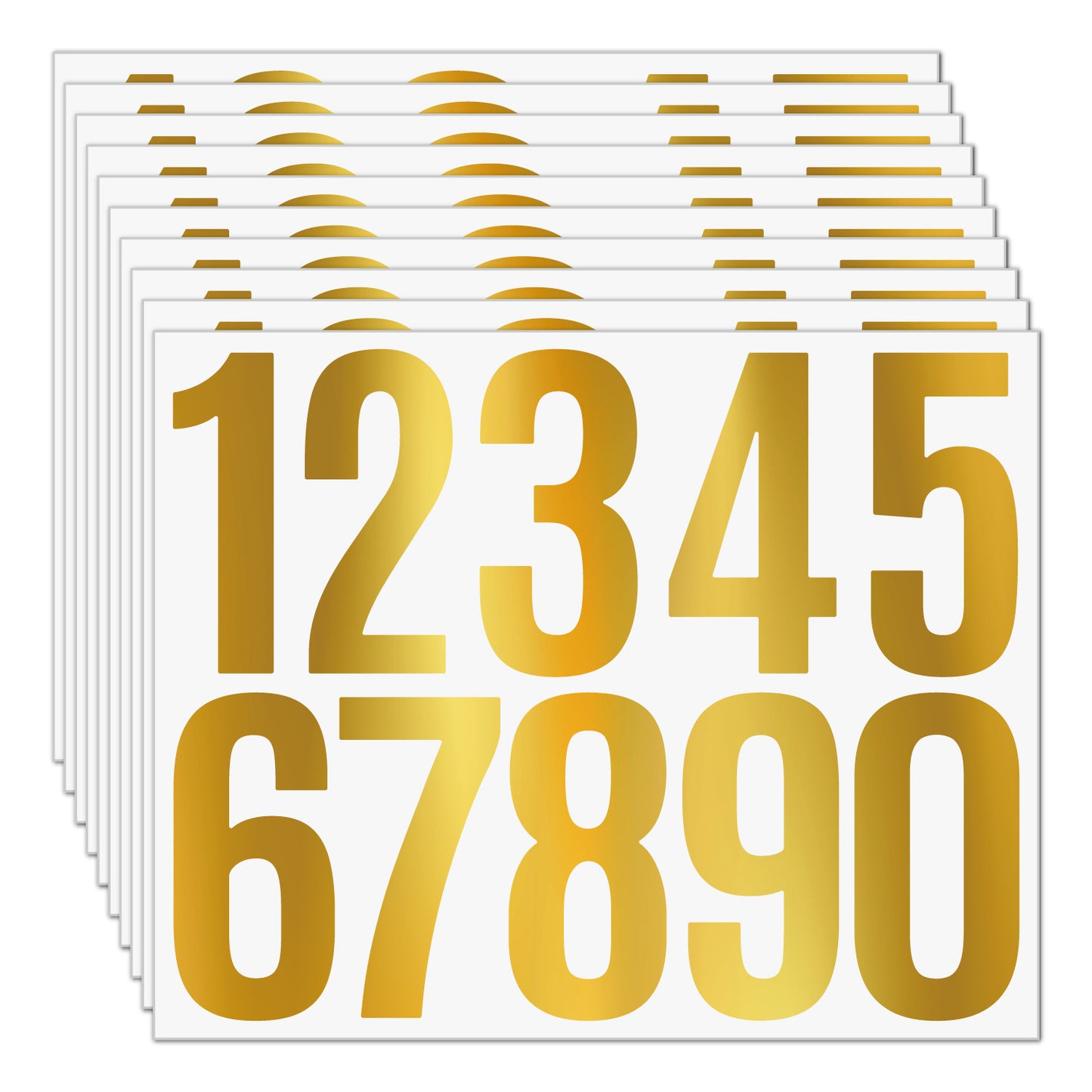 3inch Alphabet Number Stickers Car Mailbox Logo Waterproof Stickers Large Letter Stickers Kawaii Stickers