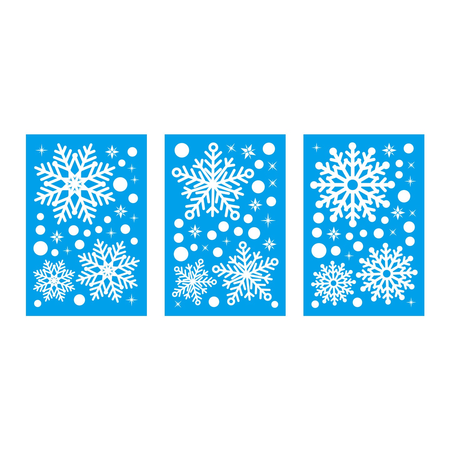 🎄 Christmas Snowflake Window Stickers – Static Cling Glass & Door Decor 🎅✨ Kawaii Stickers