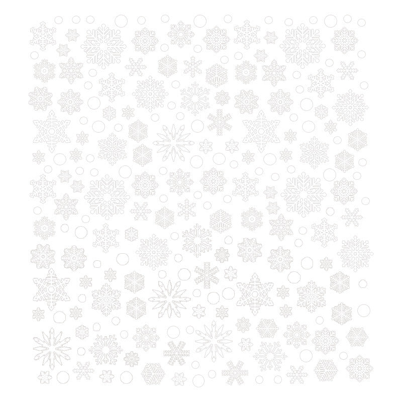 🎄 White Snowflake Window Stickers – Christmas Glass Decals for Festive Holiday Decor 🎄 Kawaii Stickers