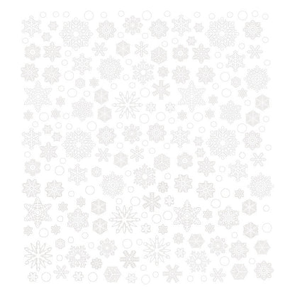 🎄 White Snowflake Window Stickers – Christmas Glass Decals for Festive Holiday Decor 🎄 Kawaii Stickers