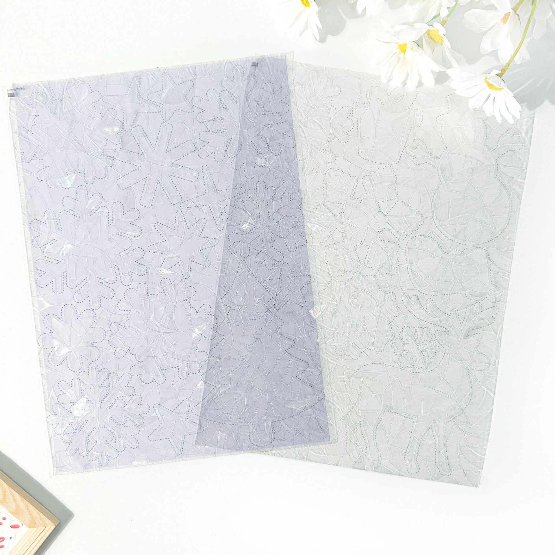 Snowflake Window Stickers | Large Christmas Snowflake Stickers for Windows Kawaii Stickers