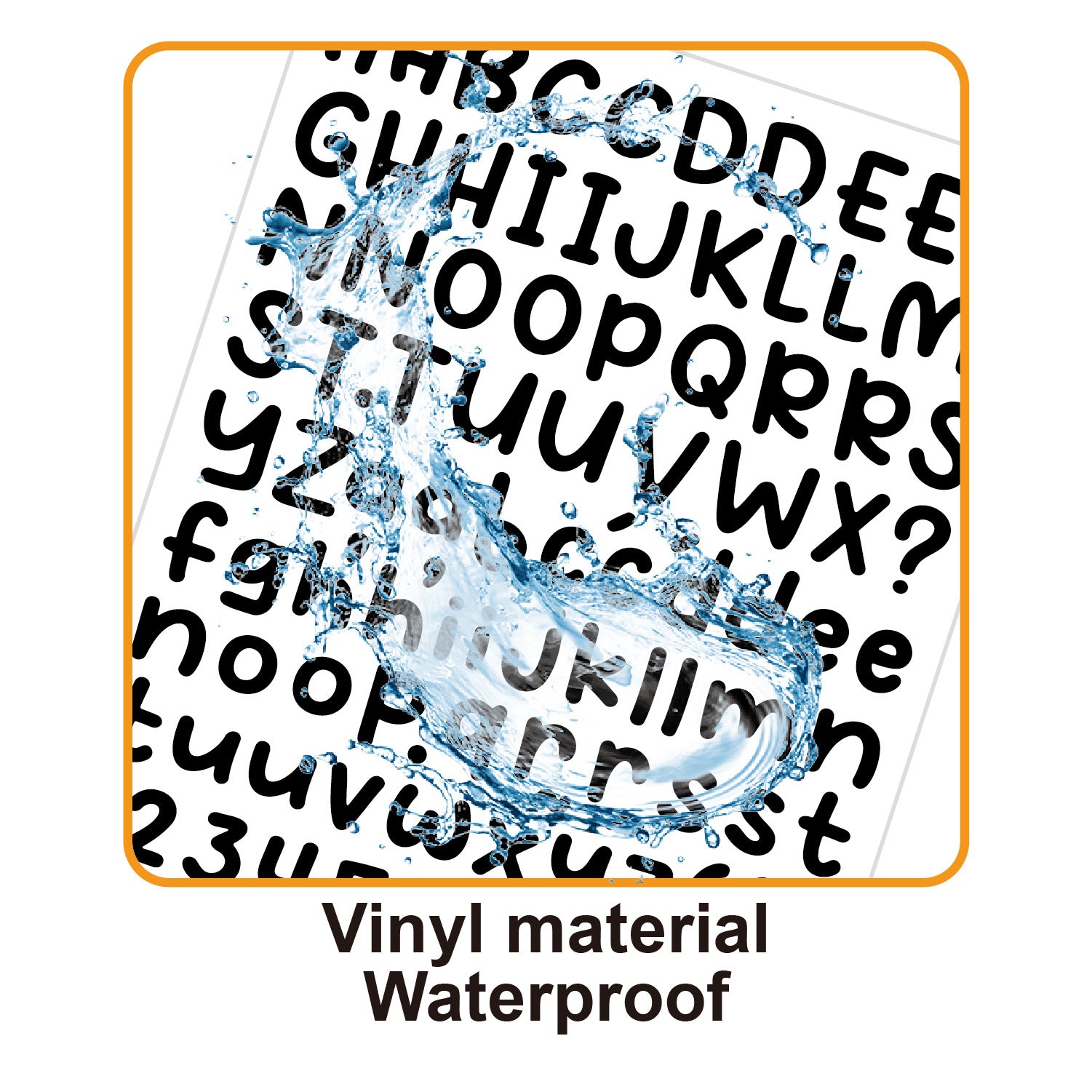 10PCS 0.5 Inch English Alphabet Stickers Small Size Decorative Scrapbook Letter Stickers Waterproof Stickers Kawaii Stickers