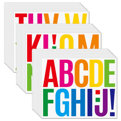 3inch Alphabet Number Stickers Car Mailbox Logo Waterproof Stickers Large Letter Stickers Kawaii Stickers