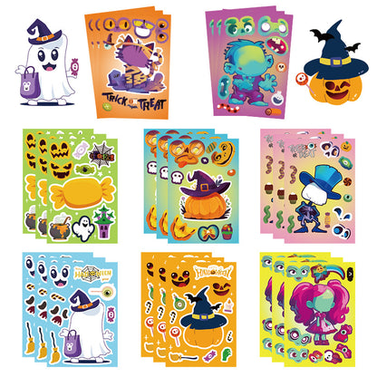 Halloween Stickers Pack 50pcs Ghost Horror Decals