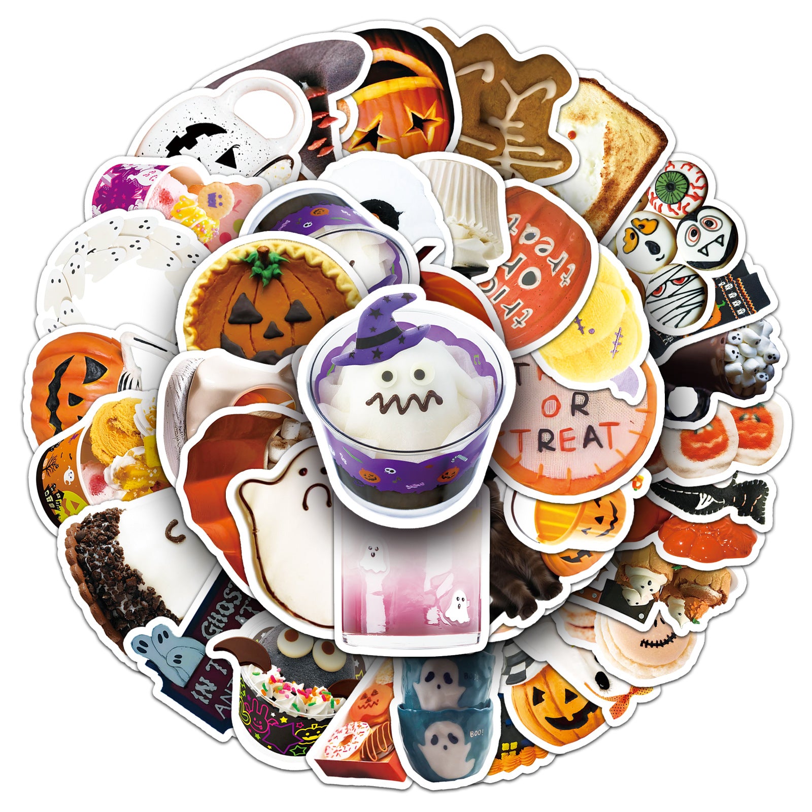 🎃 50Pcs Halloween Waterproof Stickers – Perfect for Phone Cases & Laptops Kawaii Stickers