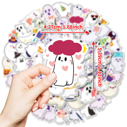 Cute Halloween Stickers  Ghost  Pumpkin Decals(50pcs)