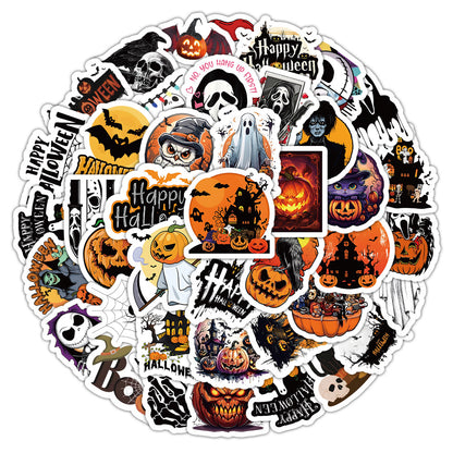 Halloween Stickers Pack 50pcs Ghost Horror Decals