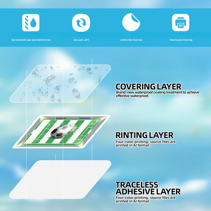 Football Stickers – 50Pcs Sport Designs – High-Definition Waterproof PVC – For Water Bottles, Laptops, Skateboards, Suitcases, Phones – Kawaii Stickers Kawaii Stickers