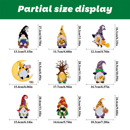 🎃✨ Latest Halloween Window Stickers – Static-Cling Glass Decals with Pumpkins, Bats, Ghosts & Gnomes – Double-Sided Party Decorations Kawaii Stickers