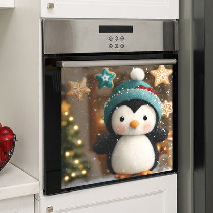 ❄️ Christmas Night Penguin Stickers – Self-Adhesive Snowy Holiday Decor 🎄 Kawaii Stickers