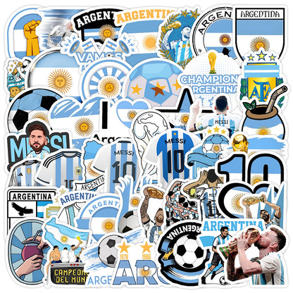 🌟 50PCS Football Stickers – Creative Doodle Soccer Stickers for Water Bottles, iPhones, Laptops & Sports Gear ⚽🎨 Kawaii Stickers
