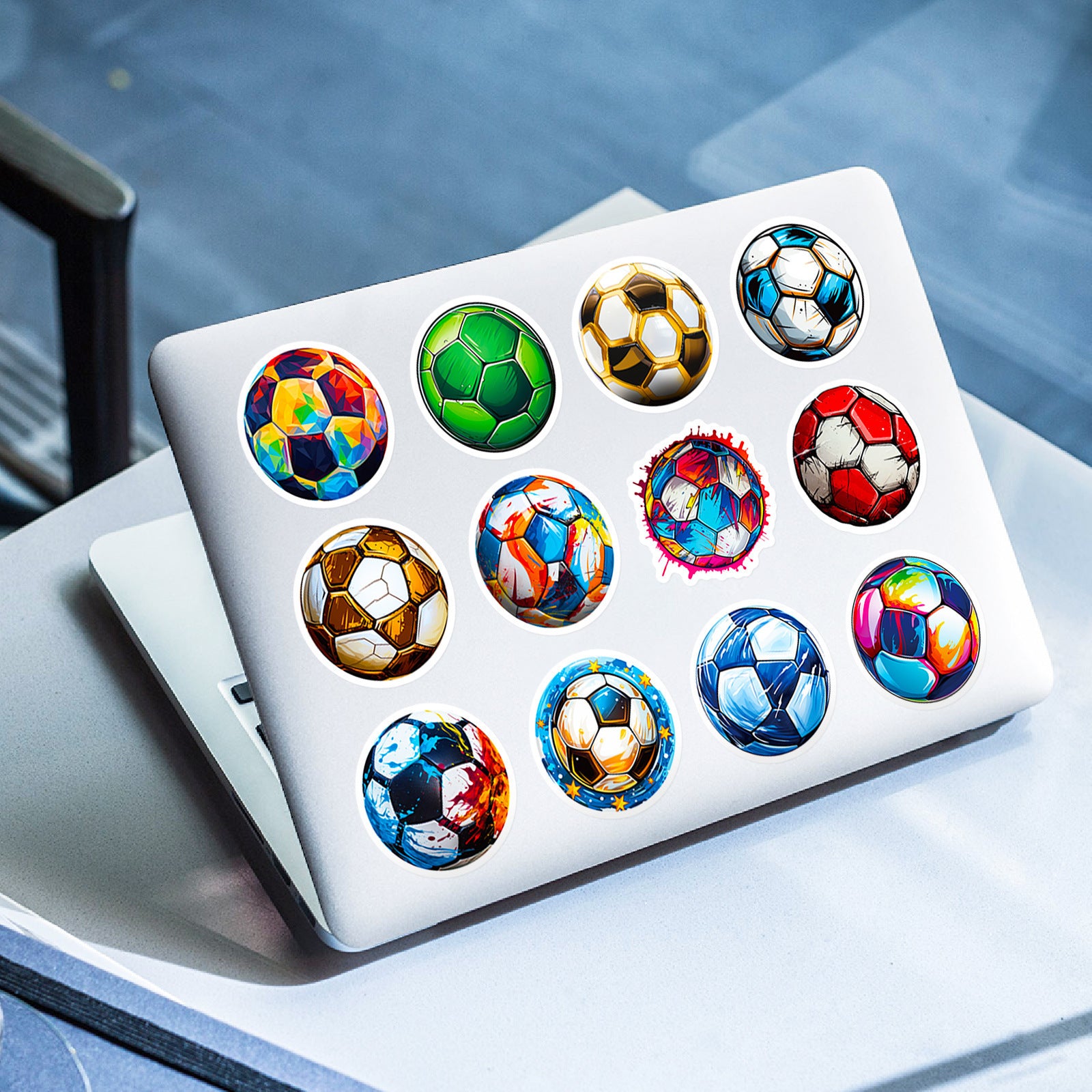 Football Stickers – 50Pcs– For Water Bottles, Laptops, Skateboards, Suitcases, Phones – Kawaii Stickers Kawaii Stickers