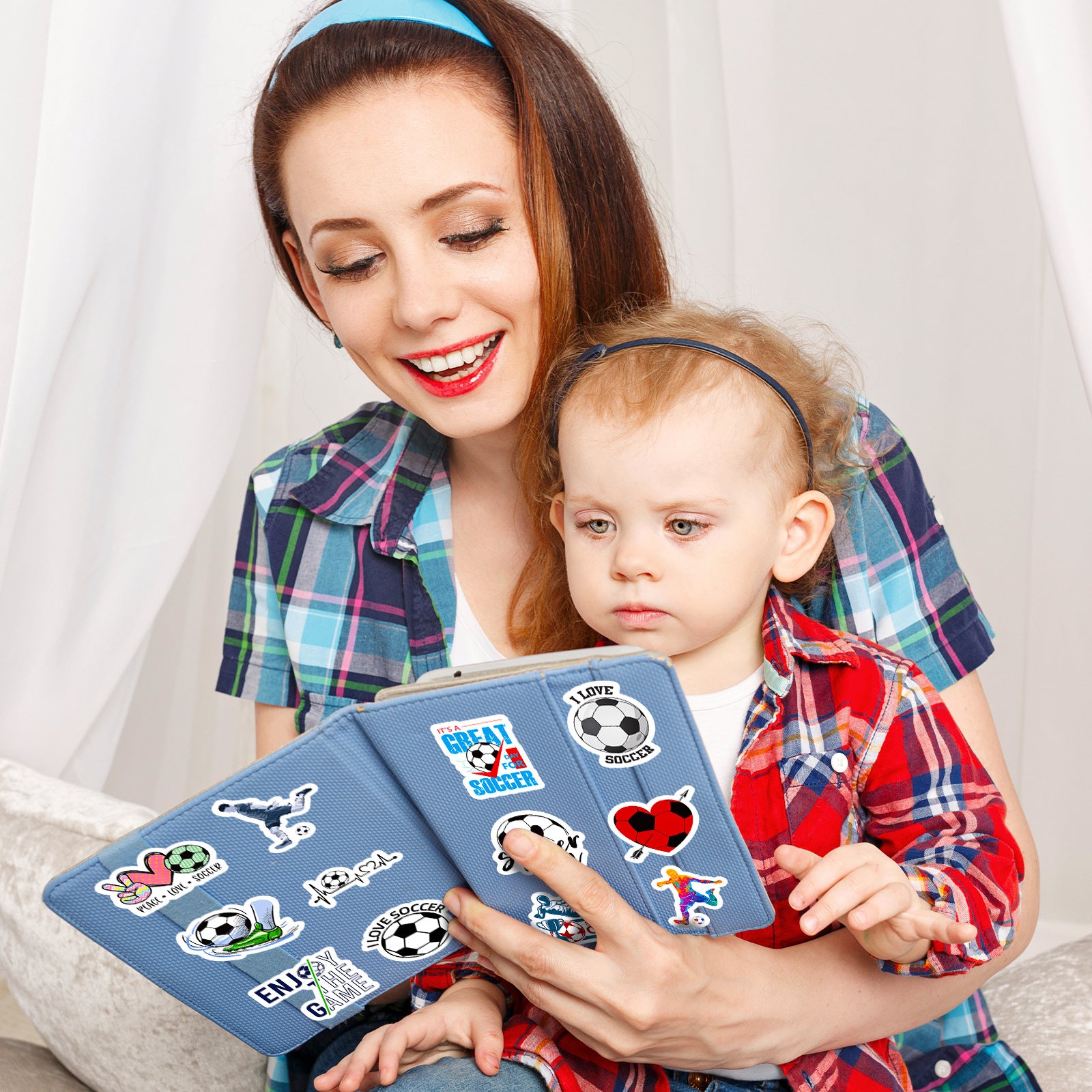 ⚽ 50PCS Football Stickers – Waterproof PVC World Cup Stars & Trophy Pack – Cool Stickers for Water Bottles, Laptops & iPhones Kawaii Stickers