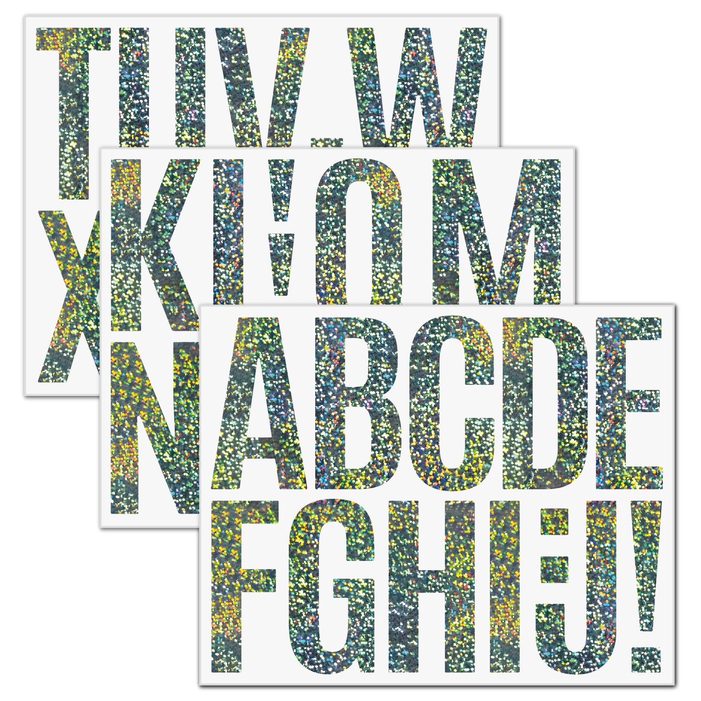 3inch Alphabet Number Stickers Car Mailbox Logo Waterproof Stickers Large Letter Stickers Kawaii Stickers