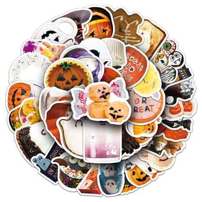 🎃 50Pcs Halloween Waterproof Stickers – Perfect for Phone Cases & Laptops Kawaii Stickers