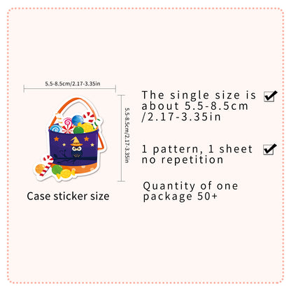 Halloween stickers – 100 Cute Spooky Waterproof Halloween Sticker Pack 🎃