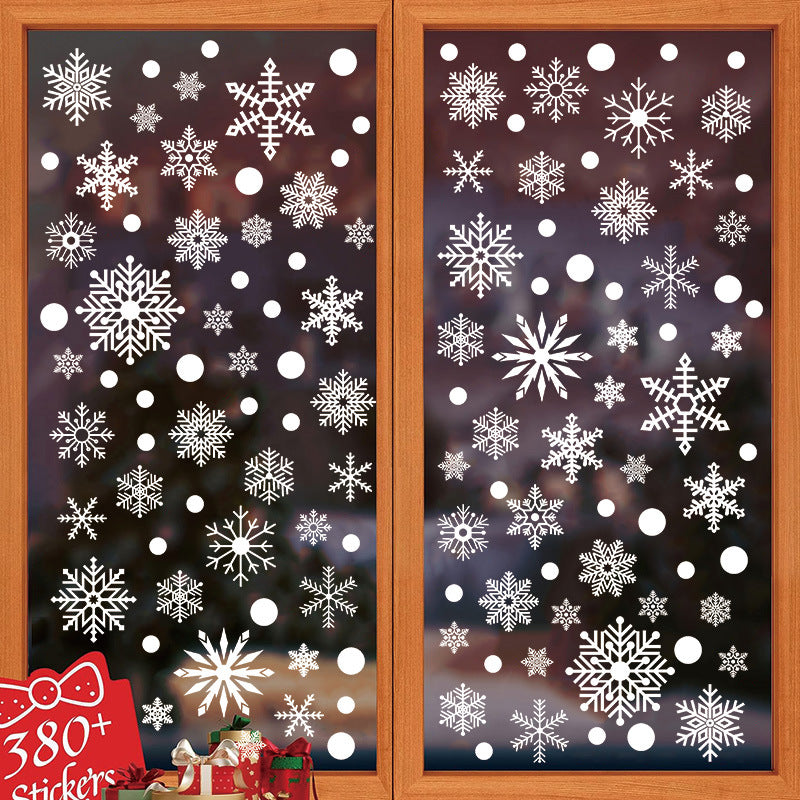 🎄 White Snowflake Window Stickers – Christmas Glass Decals for Festive Holiday Decor 🎄 Kawaii Stickers