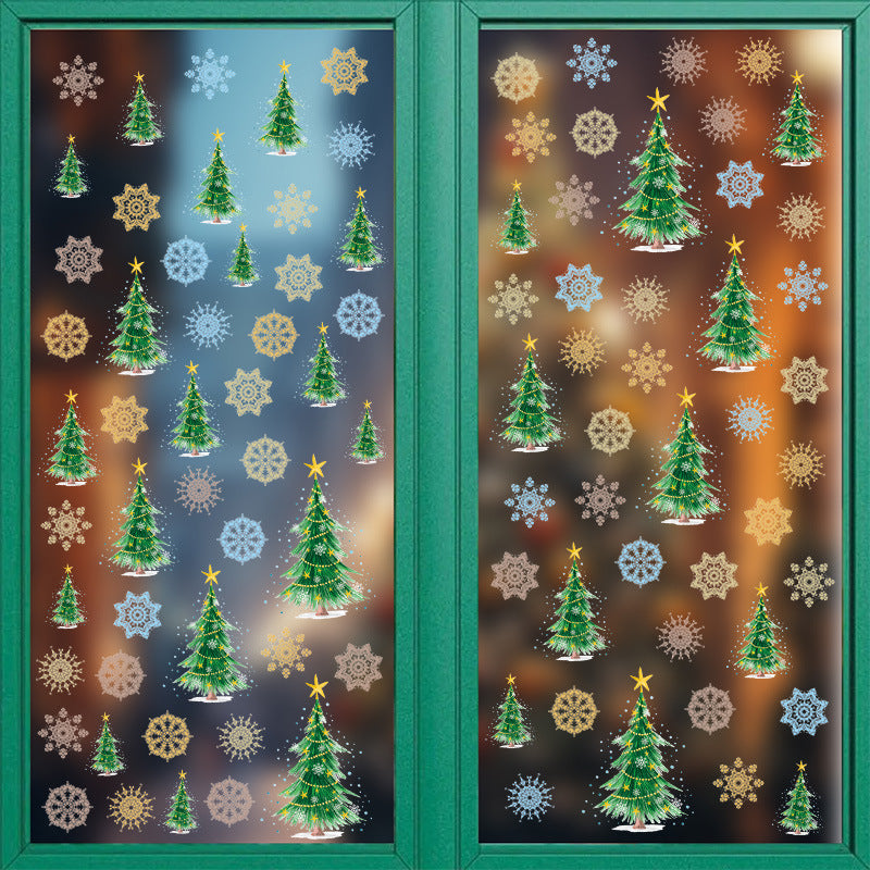Christmas Tree Stickers for Window Decoration