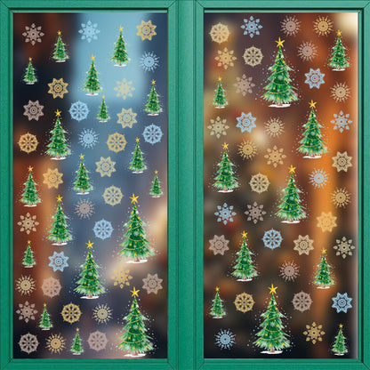Christmas Tree Stickers for Window Decoration