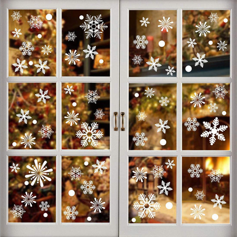 ❄️ Christmas Snowflake Window Stickers – Festive Holiday Glass & Window Decor 🎄 Kawaii Stickers