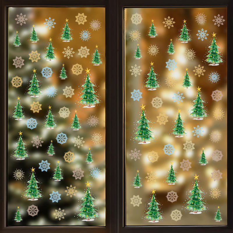 Christmas Tree Stickers for Window Decoration