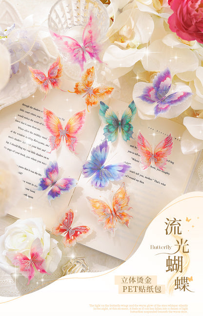 20pcs Butterfly stickers – Scrapbook & Craft Decoration – Kawaii Stickers Kawaii Stickers