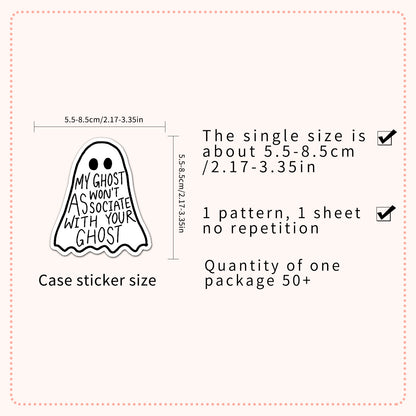 Halloween Stickers – Ghost Graffiti Any Surface (100pcs)