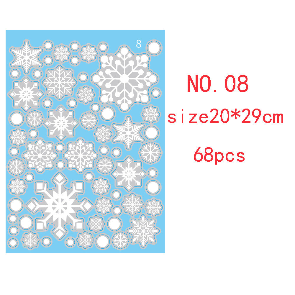 ❄️ Christmas Snowflake Window Stickers – Festive Holiday Glass & Window Decor 🎄 Kawaii Stickers