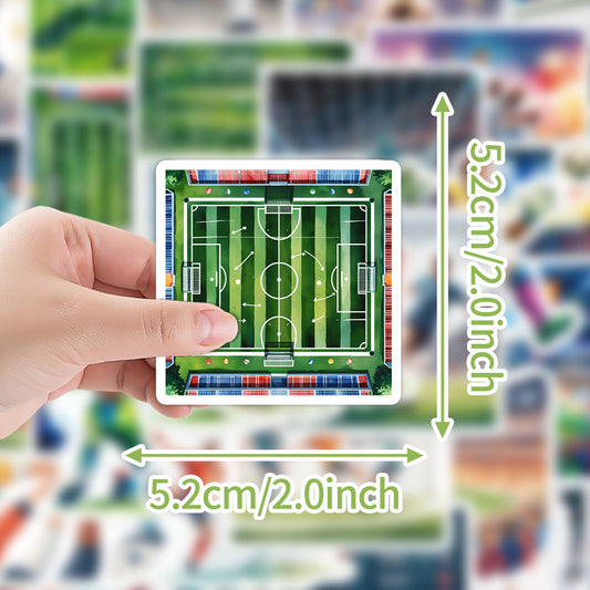 ⚽ 50PCS Football Stickers Pack – Cool Graffiti Laptop, Water Bottle & Phone Decals 2025 ✨ Kawaii Stickers