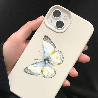 🦋 50 Pcs Transparent Butterfly Stickers Book Waterproof PET Insect Stickers for Water Bottles, Laptops, Journals, Guitars and Scrapbooking Kawaii Stickers