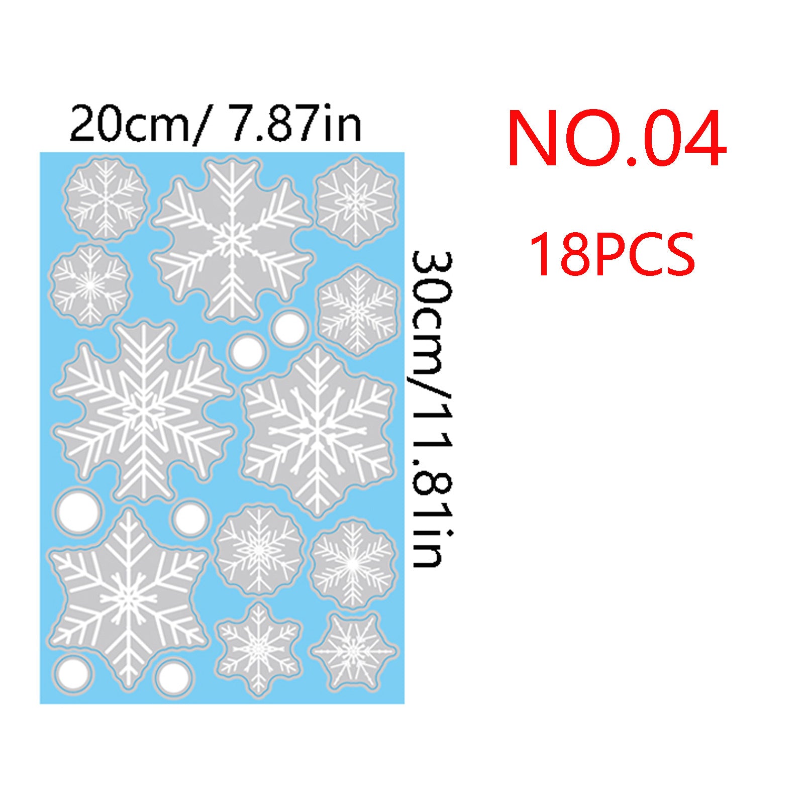 ❄️ Christmas Snowflake Window Stickers – Festive Holiday Glass & Window Decor 🎄 Kawaii Stickers